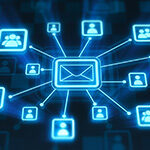 Email marketing concept web